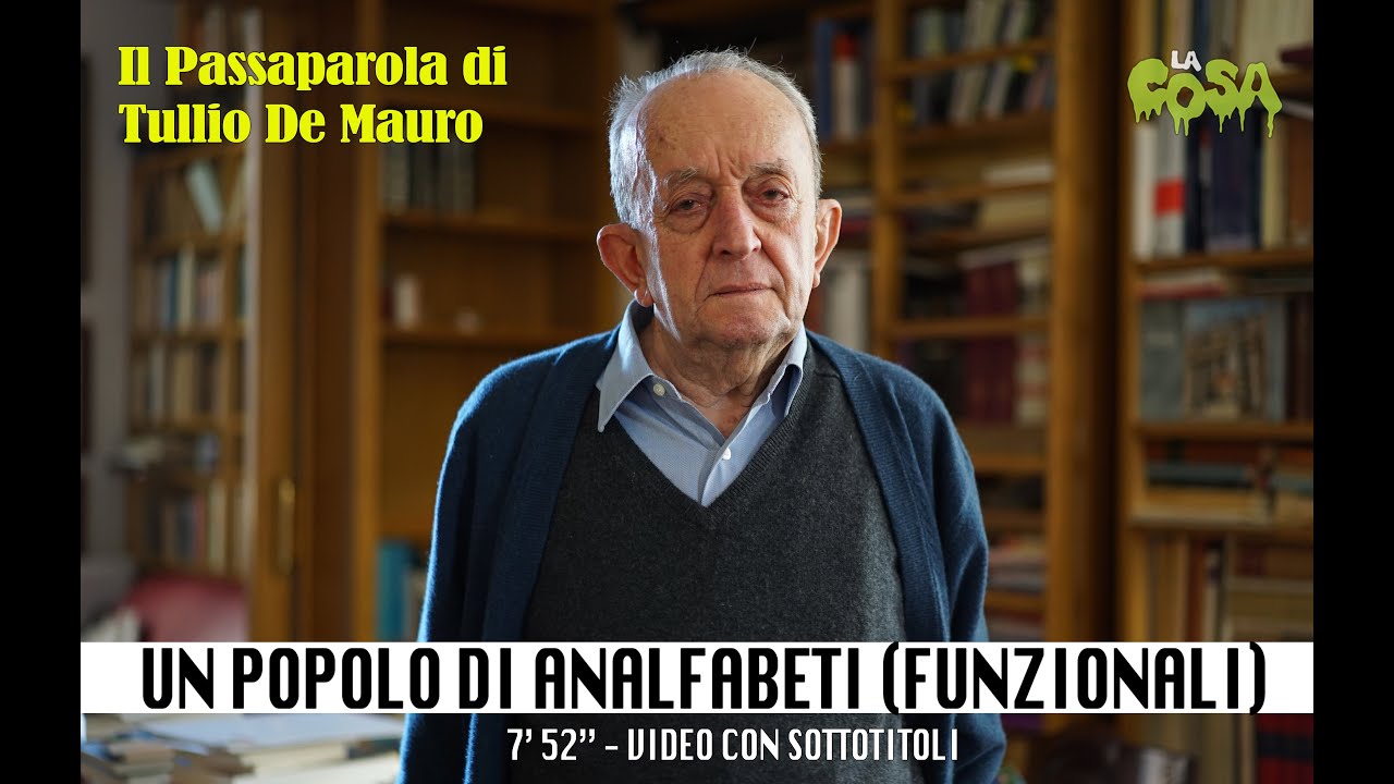 De Mauro Tullio - Un popolo di analfabeti (culturali)