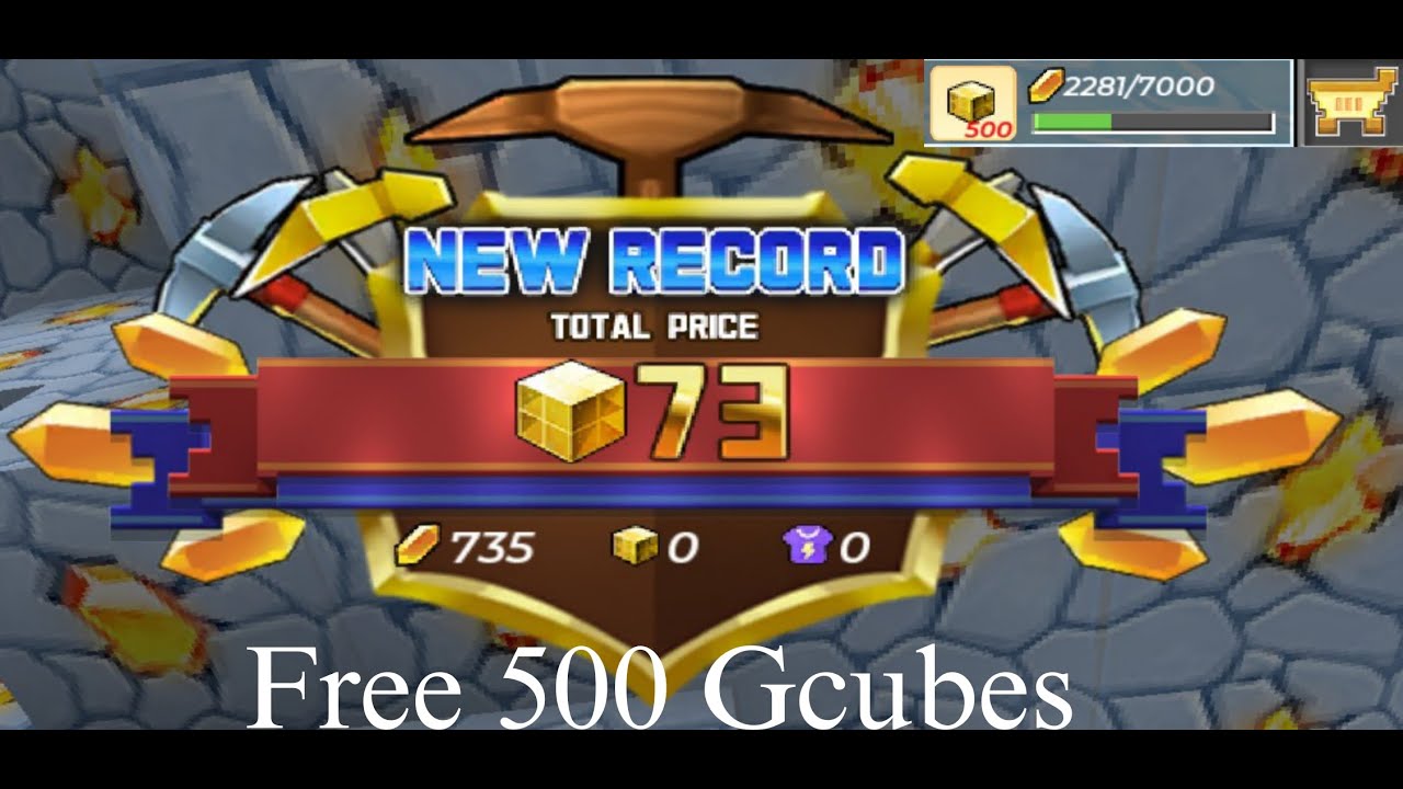 Free 500 Gcubes Trong Sự Kiện Đào Mỏ Mùa 2 Blockman Go