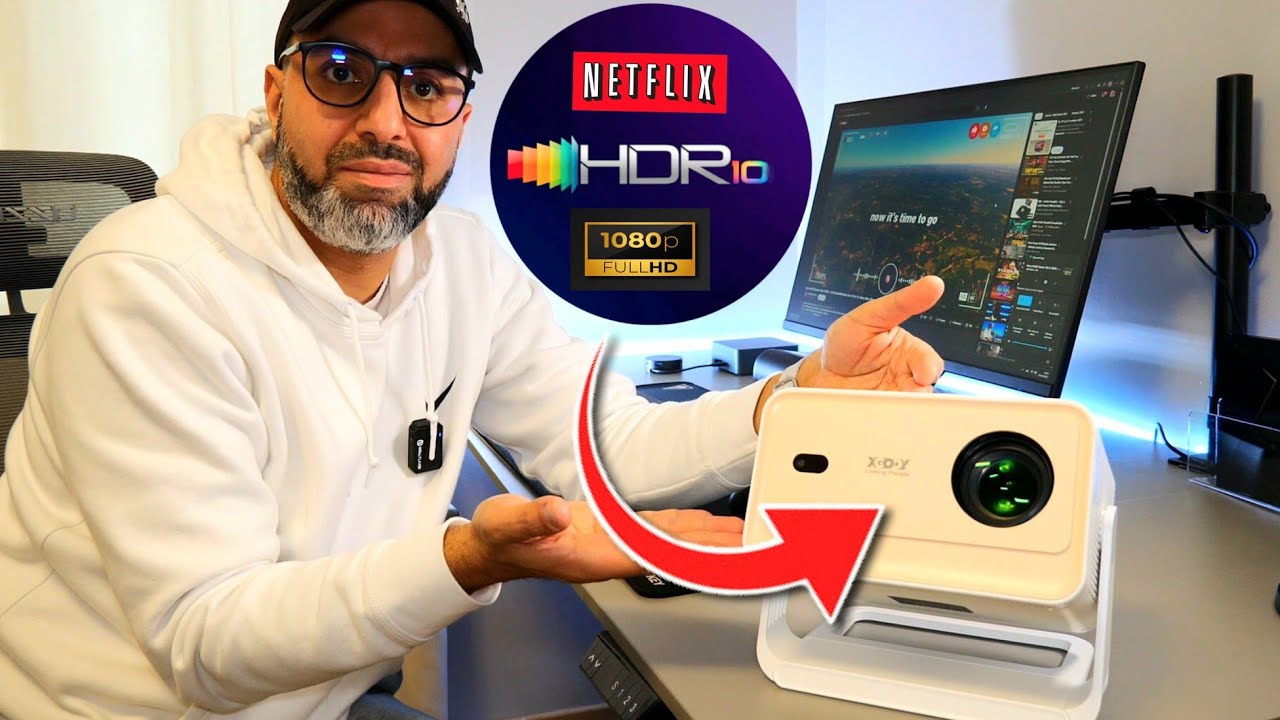 Un Vidéo-projecteur avec une excellente qualité d'image pour seulement 109€. XGODY N6 PRO Full 1080P