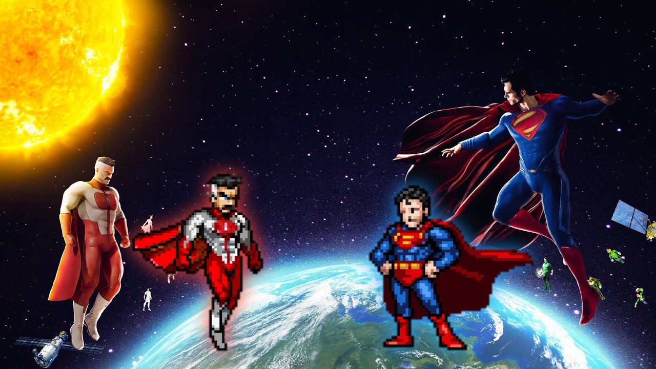 Omniman (New) VS Superman V2 in Jump Force Mugen