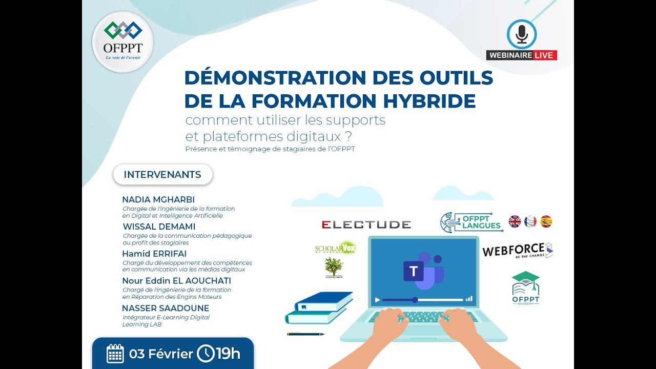 Webinaire : Formation hybride - comment utiliser les supports et plateformes digitaux ?