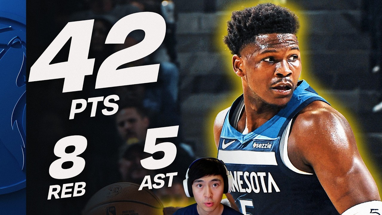 Anthony Edwards 42-Point Takeover vs Warriors