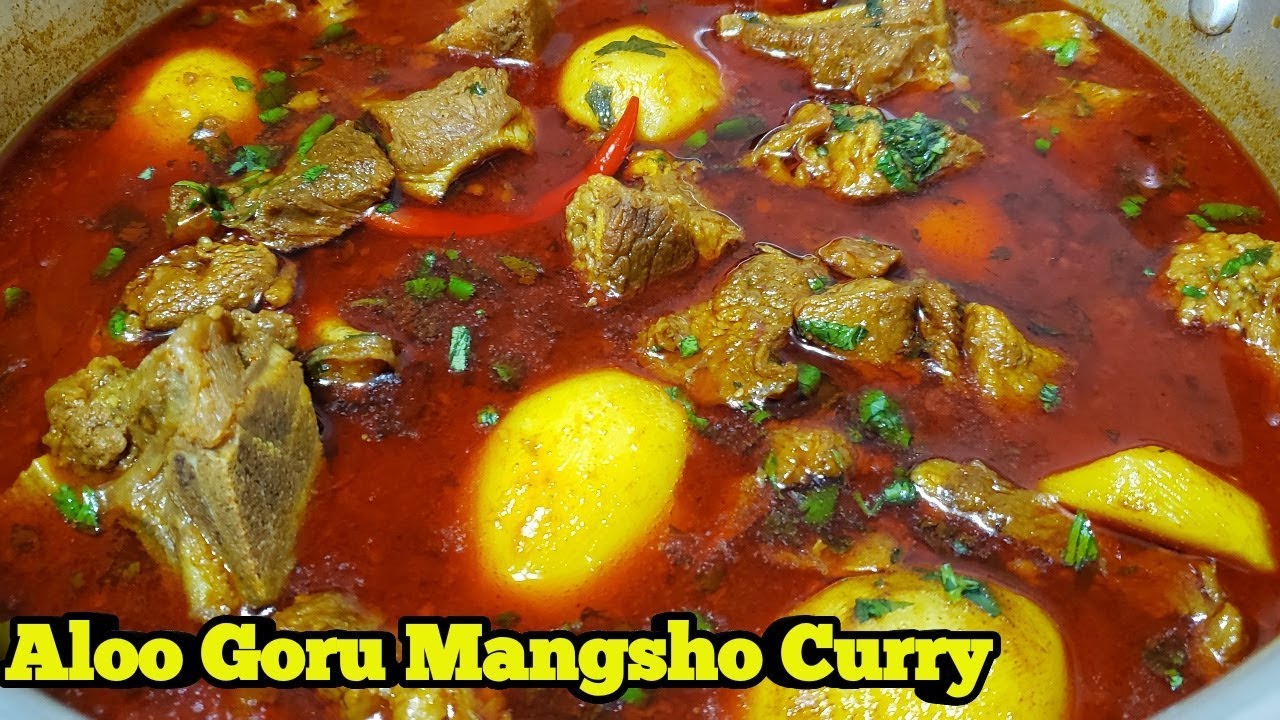 Easy Bangladeshi/Sylheti Classic(Potato and Beef) Mangsho Curry//ক্ল্যাসিক আলু দিয়ে গরু মাংস কারি//