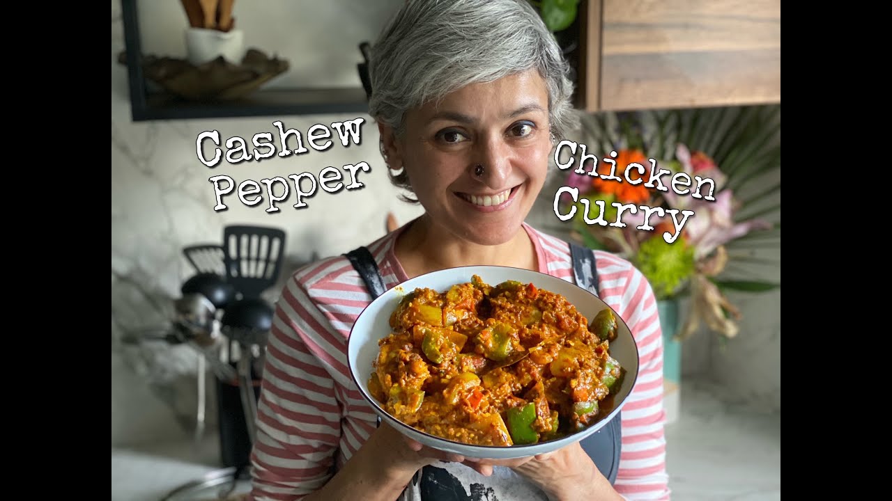 PEPPER AND CASHEWNUT CHICKEN CURRY | Chetna cooks chicken curry | Food with Chetna