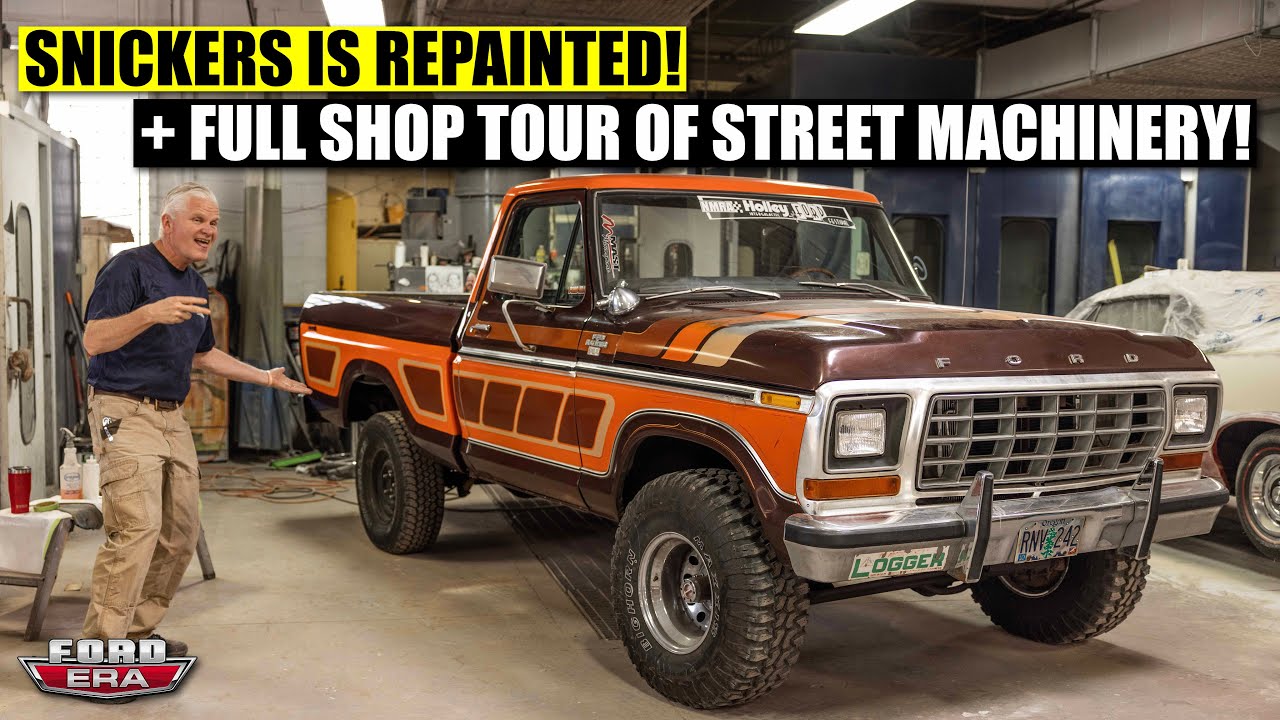 SNICKERS IS REPAINTED! + Full Shop Tour of Street Machinery!