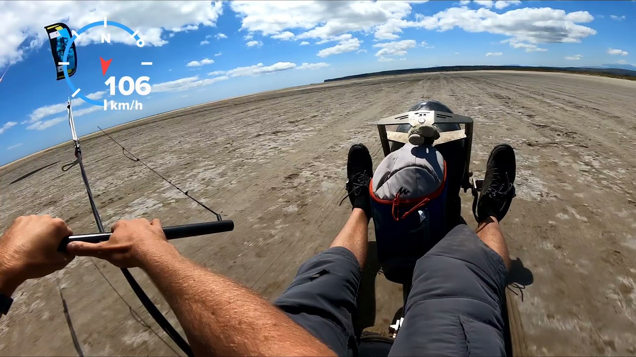 Record vitesse Kite Buggy 2021 - La Franqui - 111 kmh