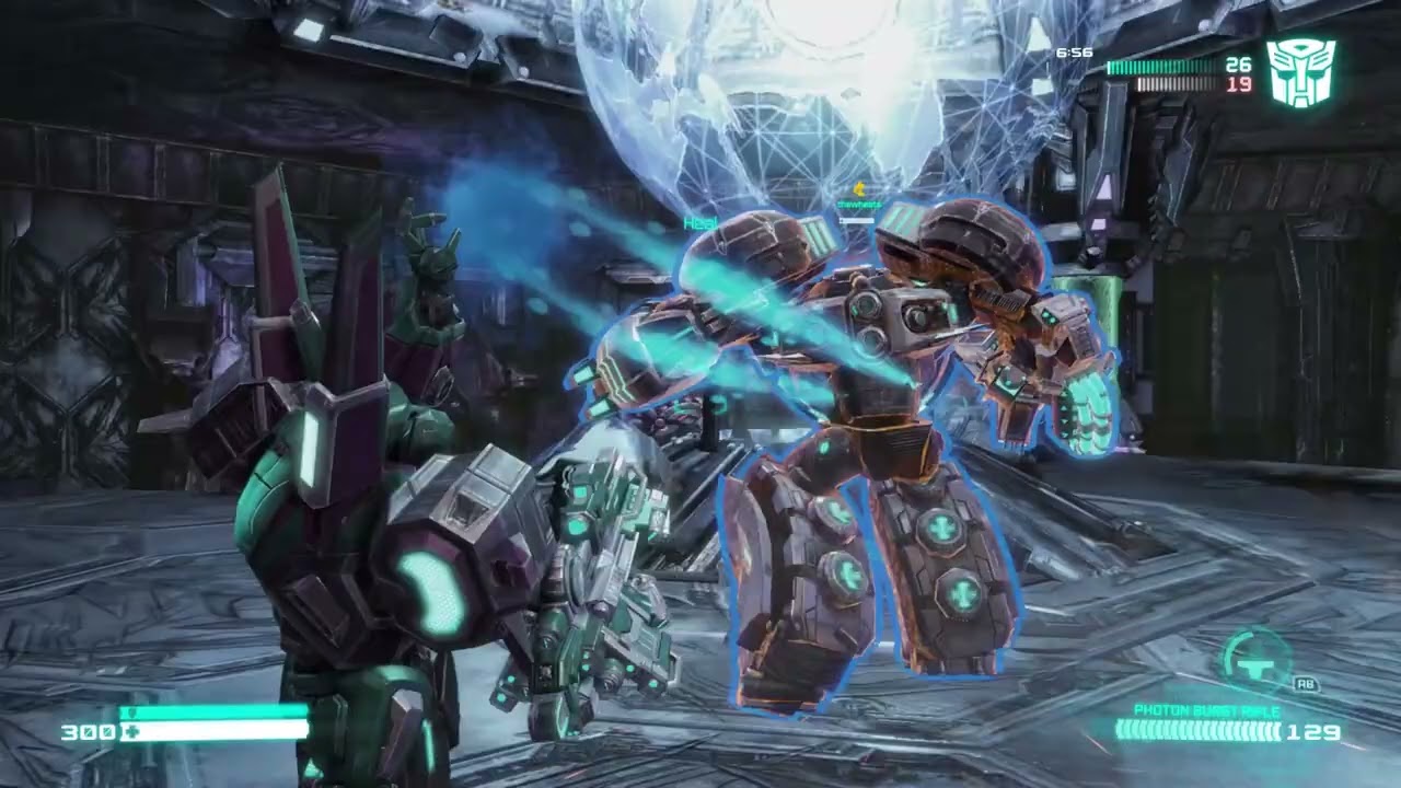 Transformers Fall of Cybertron 3v3 Scrimmage - Healer Gameplay 6