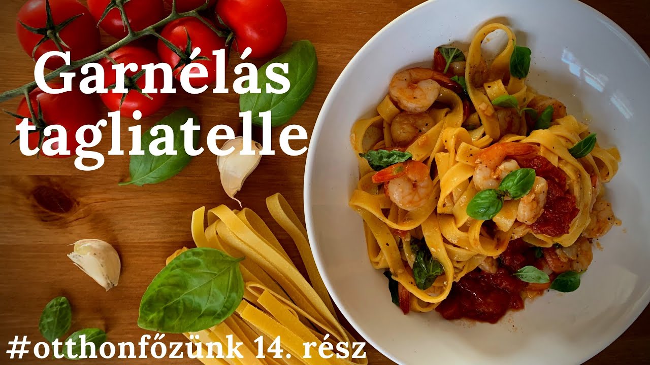Villámgyors garnélás tészta, #otthonfőzünk 14. rész - Bicsár Attila, chef