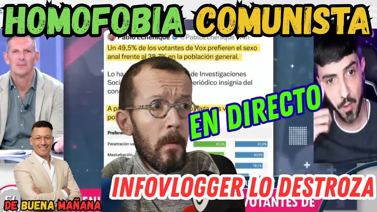 INFOVLOGGER DESTROZA A ECHENIQUE EN PRIME TIME. Los Comunistas son los más Homófobos