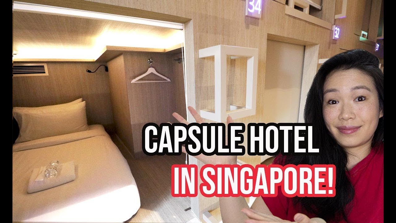 Staying In A SINGAPORE CAPSULE HOTEL! (Cheap Singapore Accommodation 2019)
