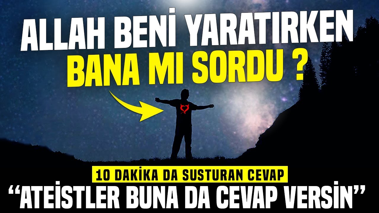 Allah Beni Yaratırken Bana mı Sordu? Bu Benim Tercihim Değildi.. (Mutlaka İzleyin)