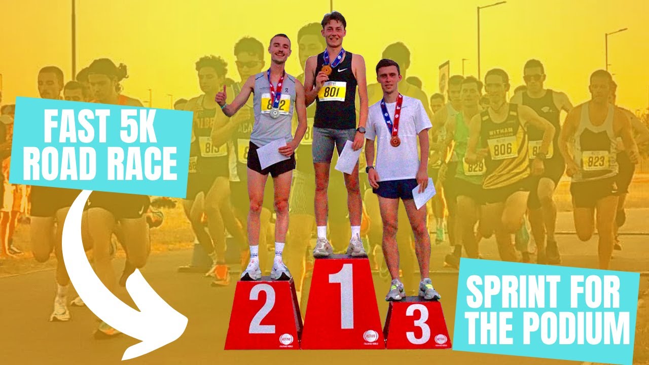 FAST 5K race comes down to a DRAMATIC SPRINT finish *2:51 final km*