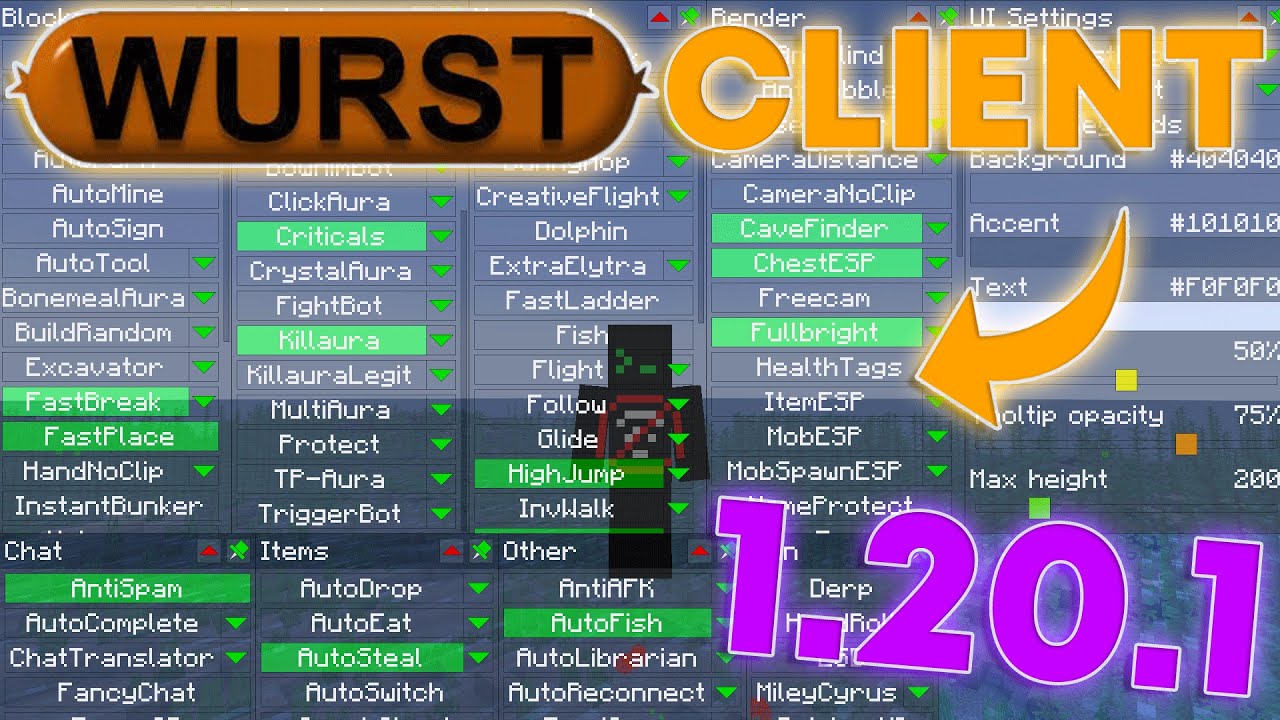 WURST CLIENT 1.20.1 | HOW TO INSTALL | MINECRAFT JAVA