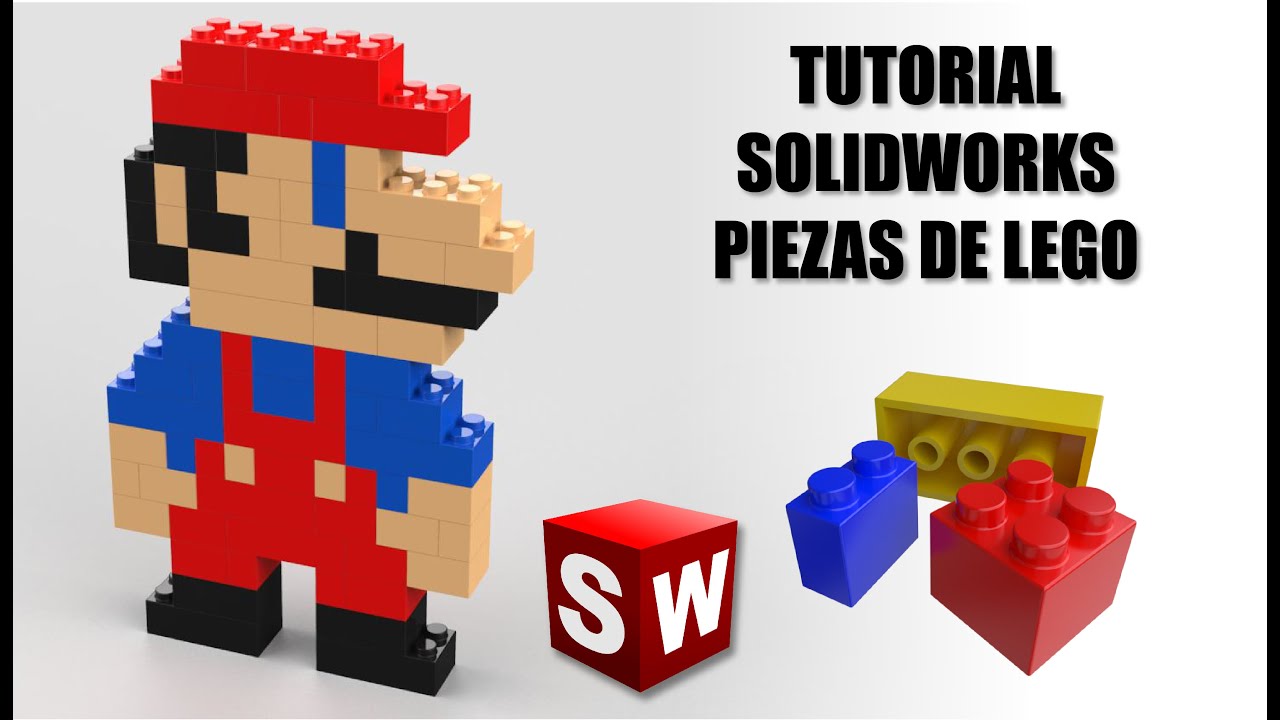 Modelando bloques de lego con Solidworks