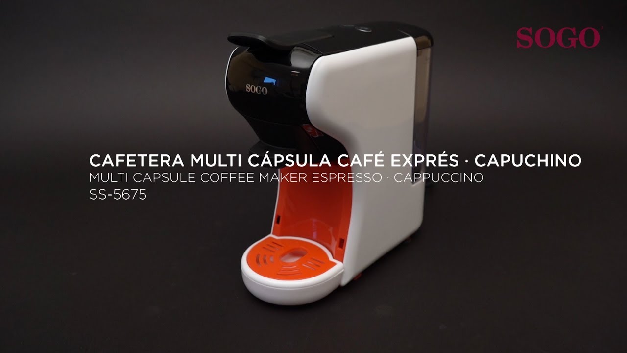 SOGO SS-5675 - CAFETERA MULTI C&Aacute;PSULA CAF&Eacute; EXPR&Eacute;S - | MULTI CAPSULE COFFEE MAKER ESPRESSO 1450W