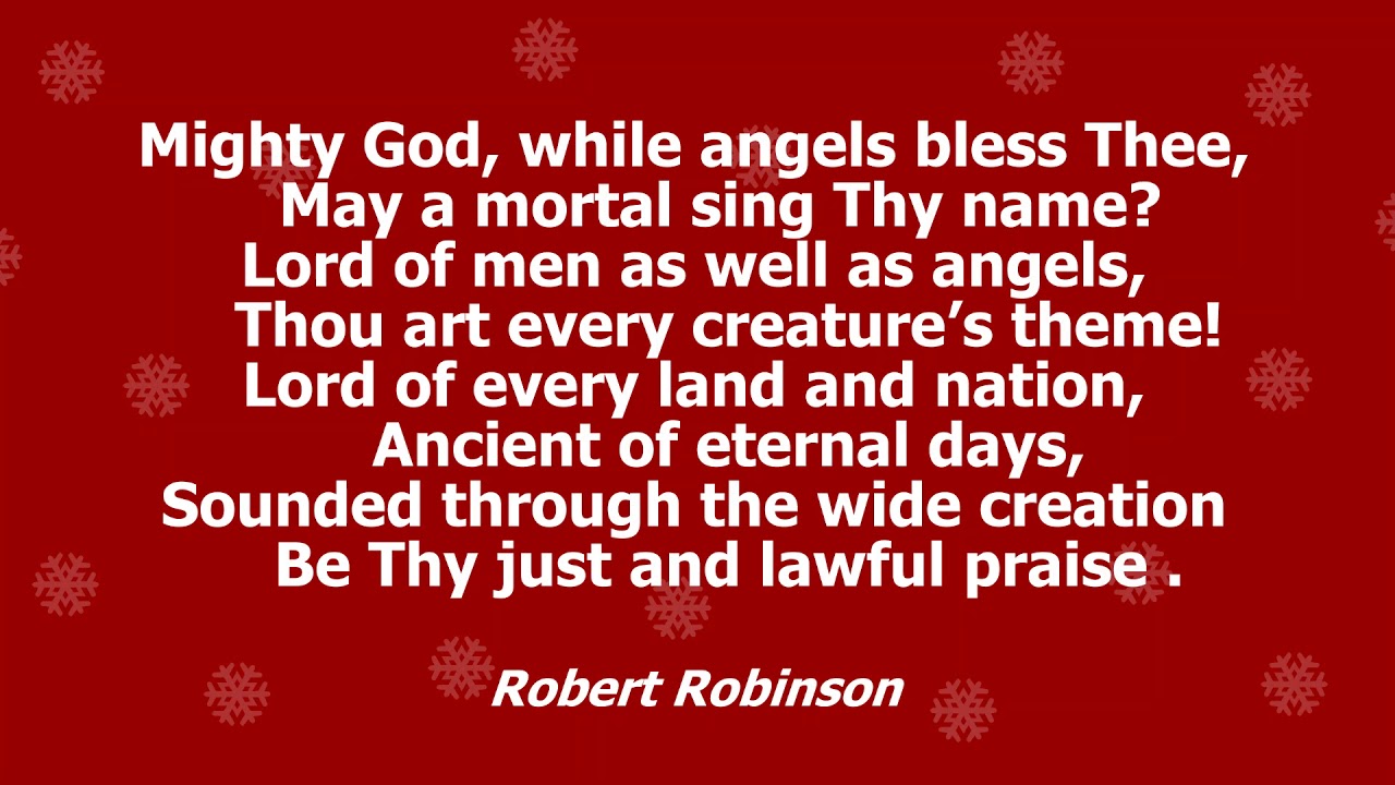 Mighty God While Angels Bless Thee
