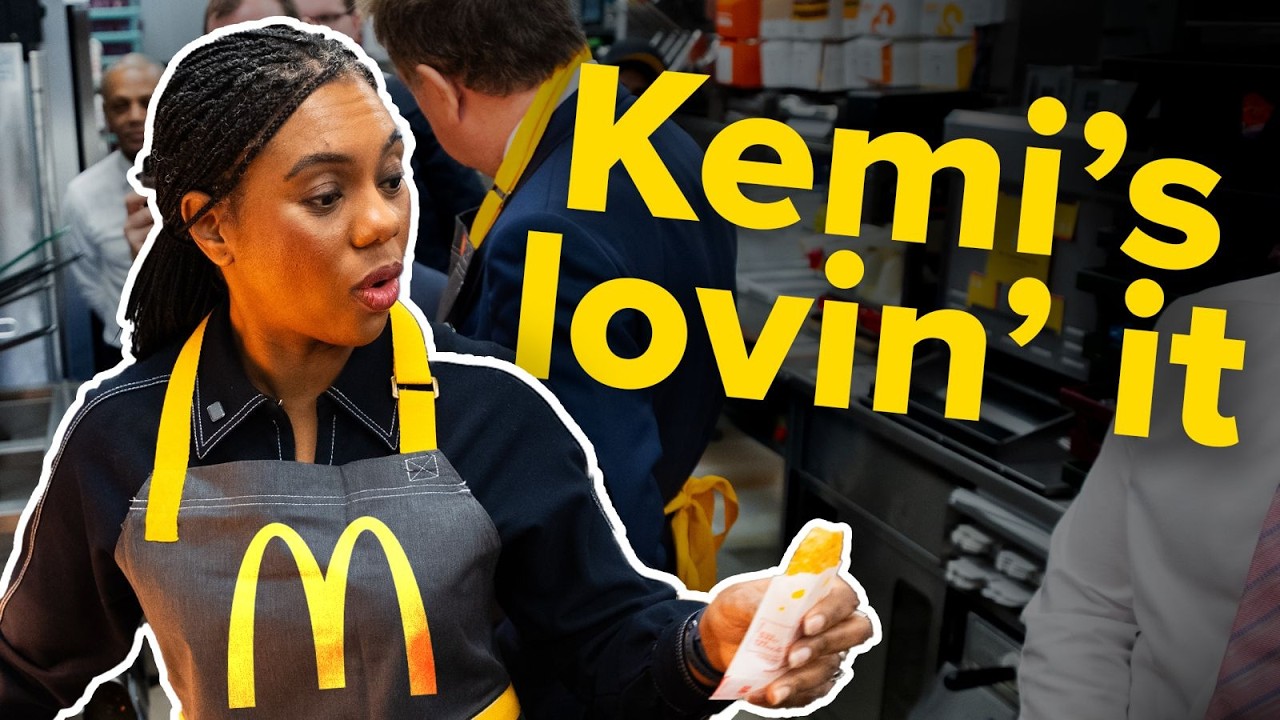 Kemi Badenoch does a shift at McDonald&rsquo;s