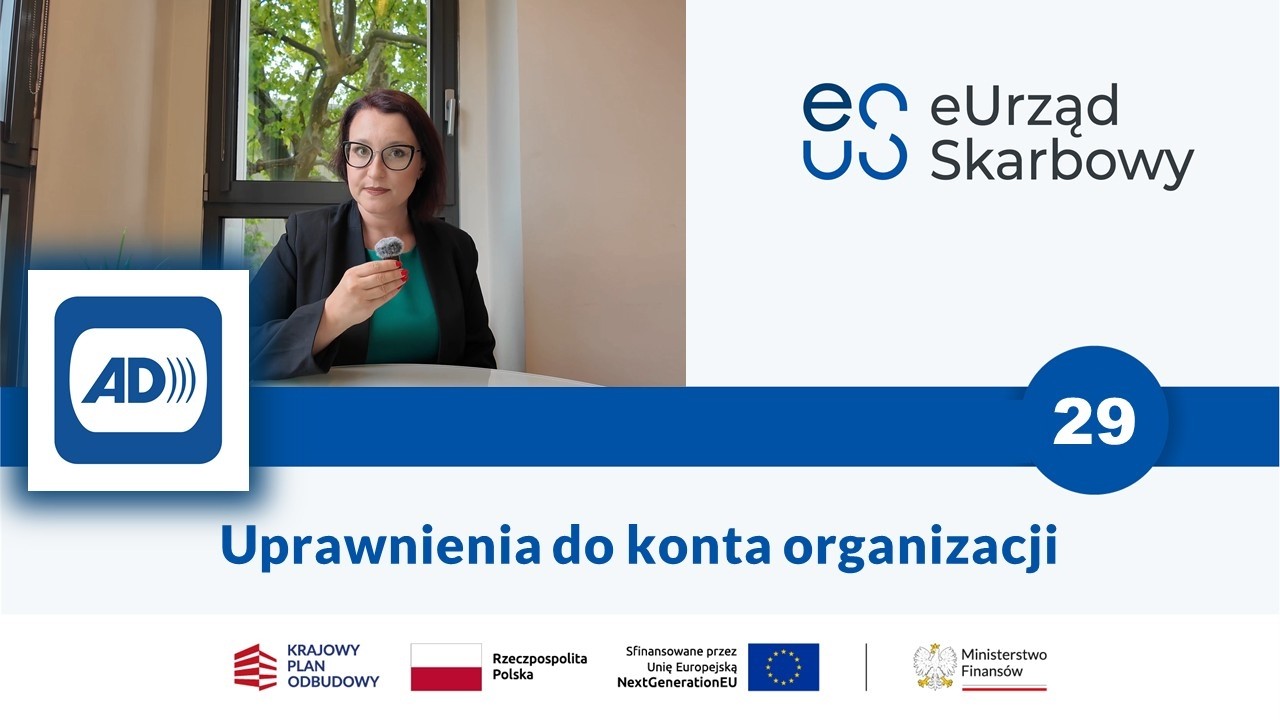 (audio description) Services in the e-Tax Office | 29 Permissions for an organization's account