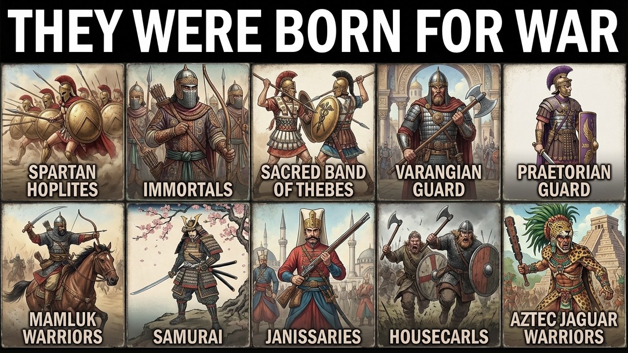 10 Most TERRIFYING Elite Warriors of the Ancient World