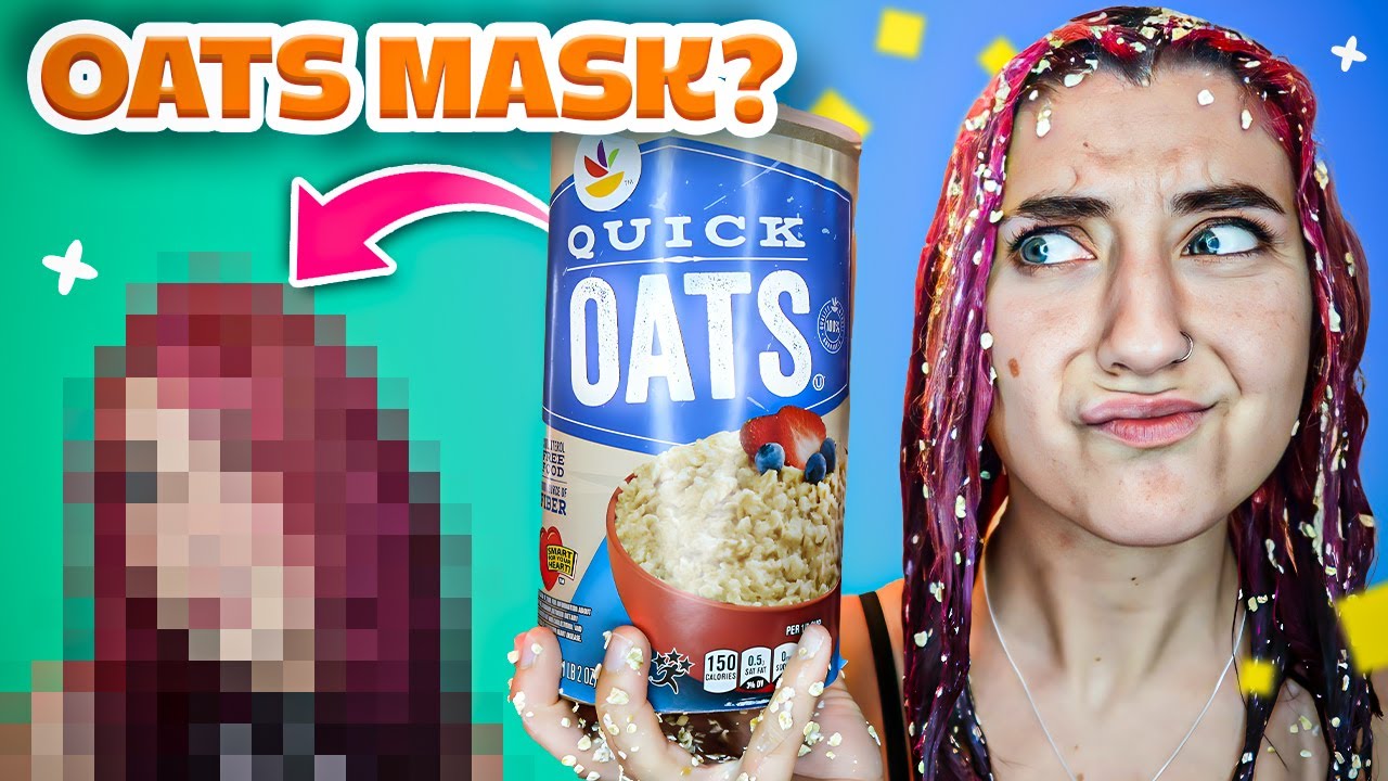 Testing Out  A DIY Oats Hair Mask