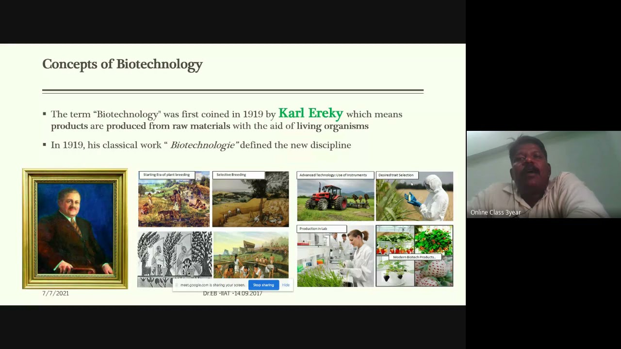 TNAU/ICAR syllabus ABT 301 Plant Biotechnology (2+1) Lecture 1 by Dr.S.Elayabalan