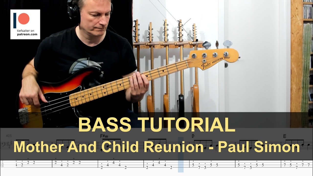 Mother And Child Reunion - Paul Simon | Bass Tutorial (Sheet + TABs)