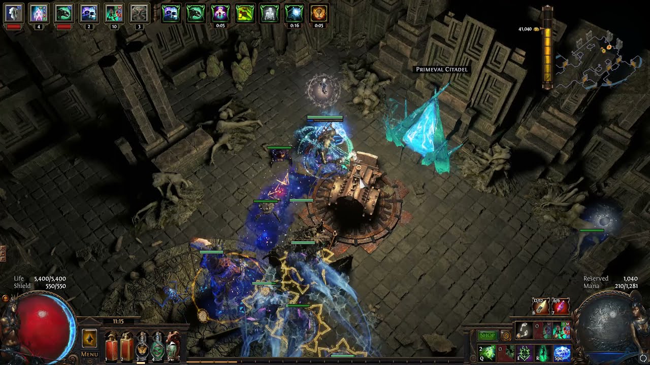 PoE: Aul the Crystal King Boss Fight