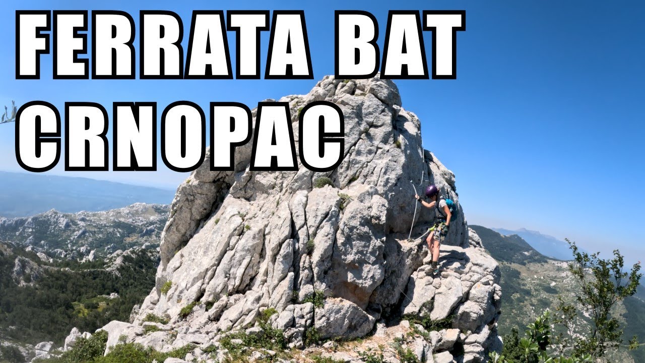 Ferrata Bat, Crnopac, Croatia | 4K