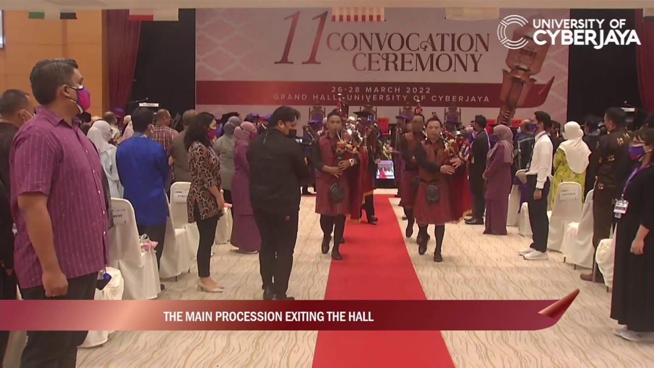 University of Cyberjaya's 11th Convocation Ceremony (Session 1)