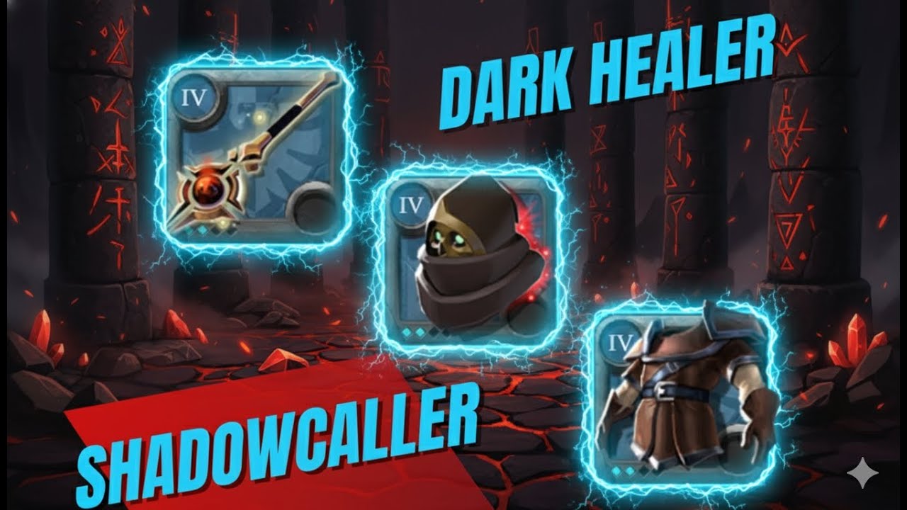 Albion Online Corrupted Dungeon &ndash; UNSTOPPABLE SUSTAIN 💀 SHADOWCALLER 1v1 BUILD