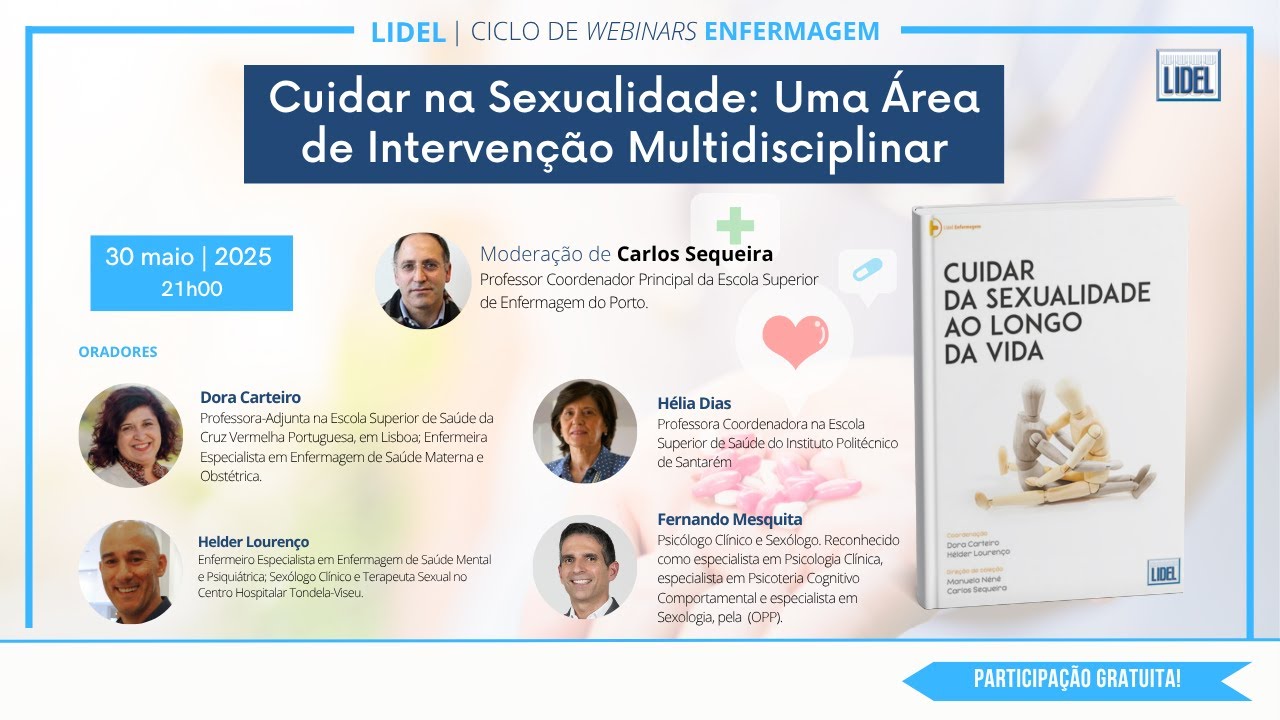 WEBINAR | Cuidar na Sexualidade: Uma Área de Intervenção Multidisciplinar