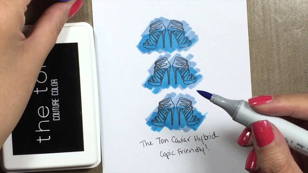 CLIP: Copic Coloring with our Caviar Hybrid Ink