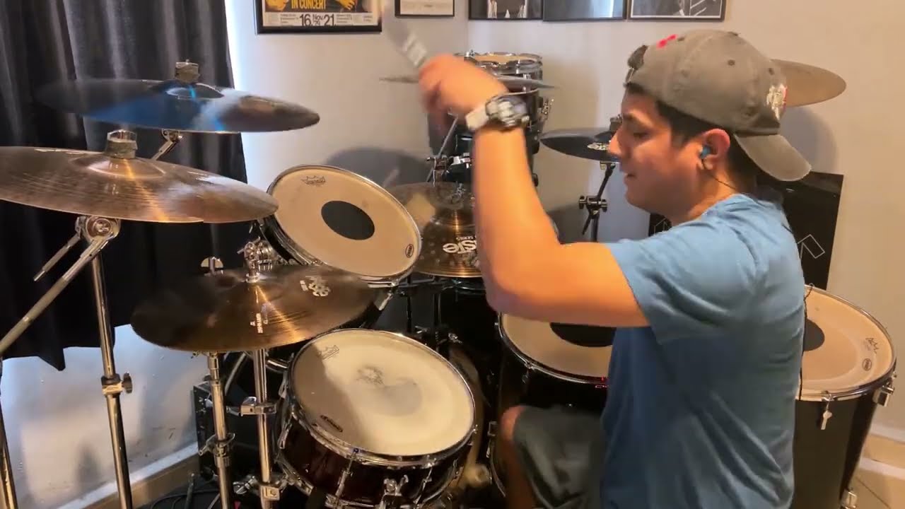 Shot Down In Flames(Live River Plate) - AC/DC Drum Cover (YAMAHA EAD10)