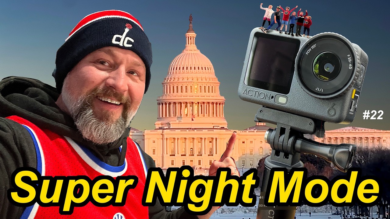 DJI Osmo Action 6- Super Night Mode Test