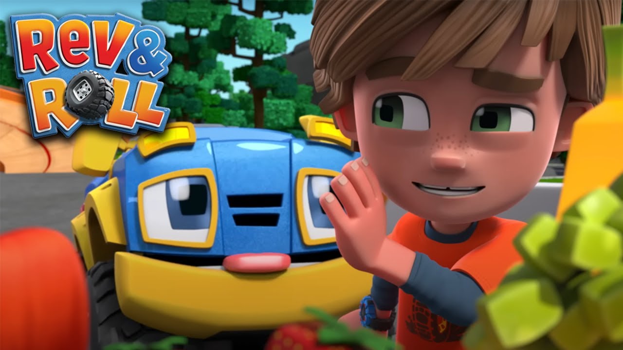 Rev & Roll 🚗 Armar lío y limpiar 🚗| Rev & Roll - WildBrain