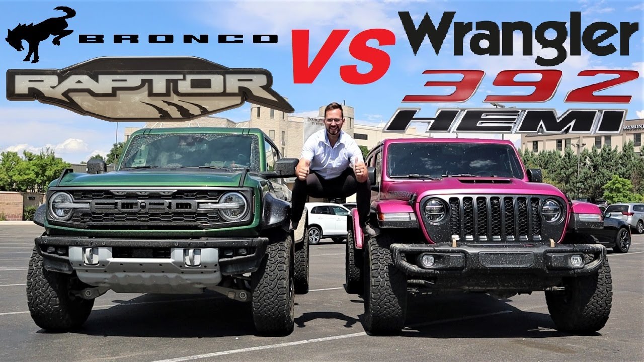 2023 Ford Bronco Raptor VS 2023 Jeep Wrangler Rubicon 392: Which One Is The Best All-Rounder?