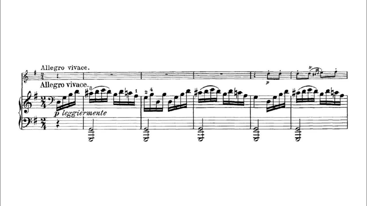 Rachmaninoff plays Beethoven -  Violin Sonata No.8 [mvt 3] (Kreisler)