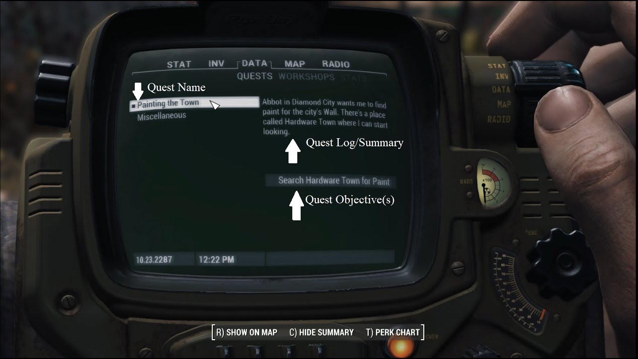 Fallout Quest Narrative Design - A Presentation