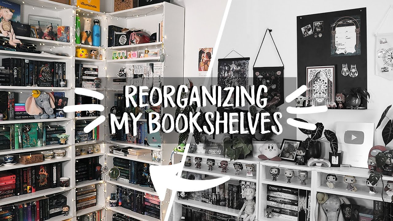 FINALLY reorganizing my bookshelves... 😱