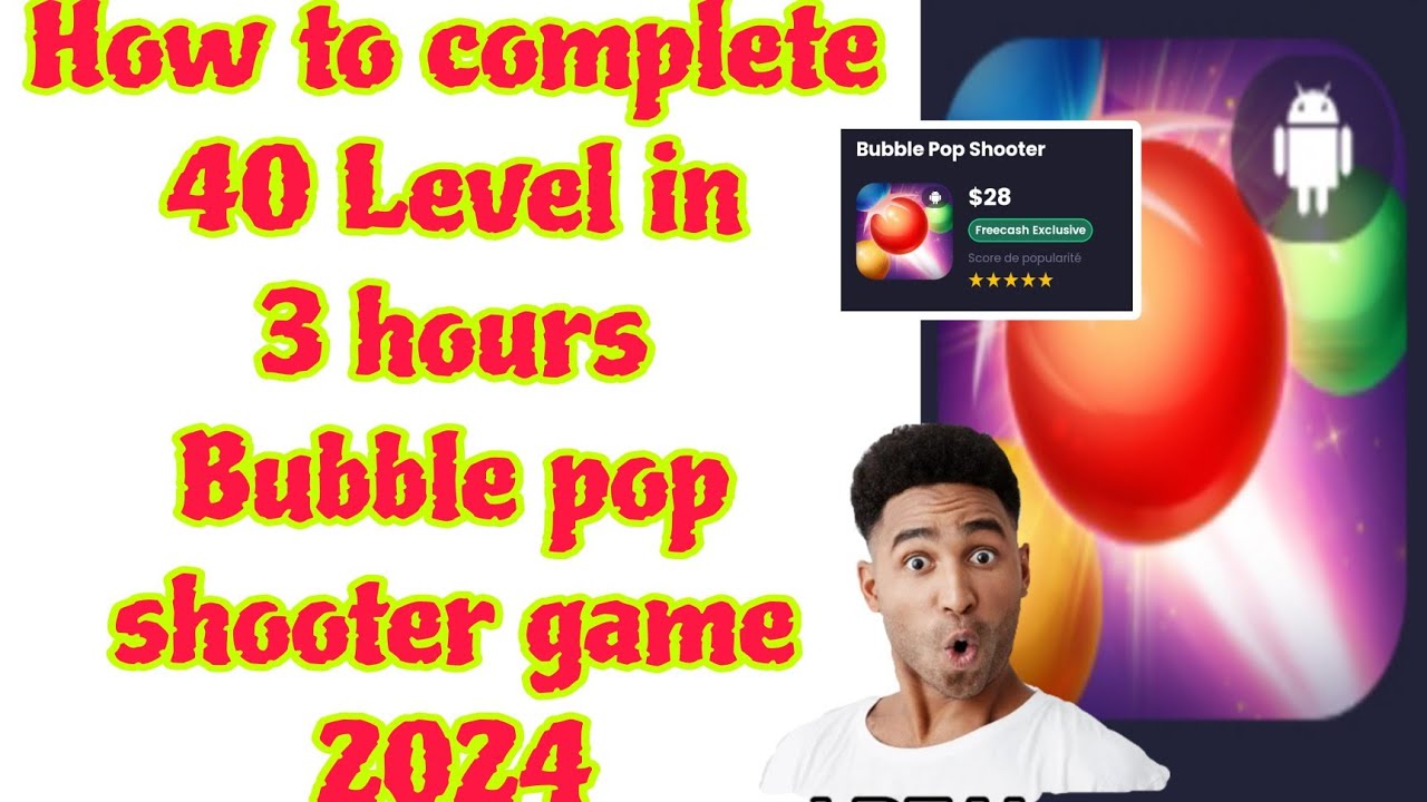 Как пройти 40 уровней игры Bubble Pop Shooter 2024
