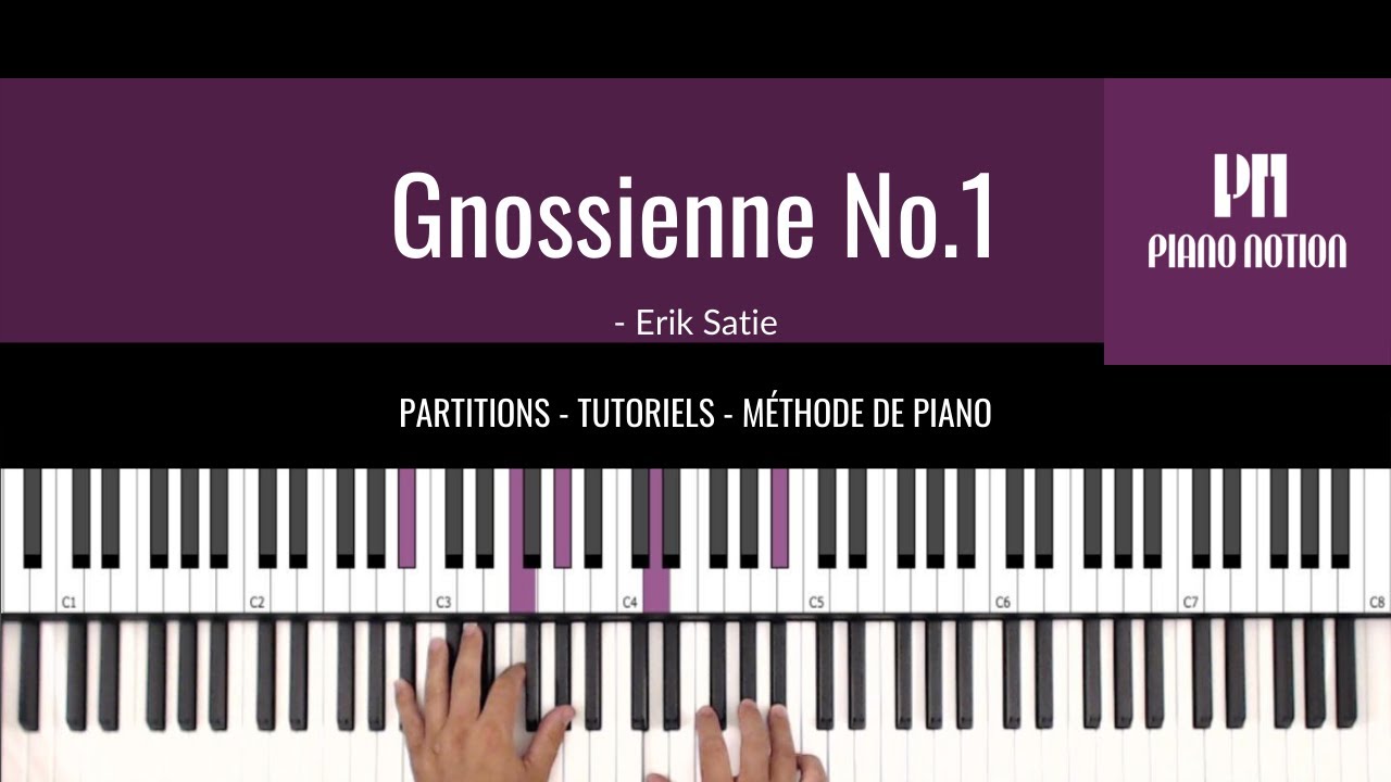 Gnossienne No.1 | Erik Satie (Sheet Music - Piano Solo - Piano Cover - Tutorial)