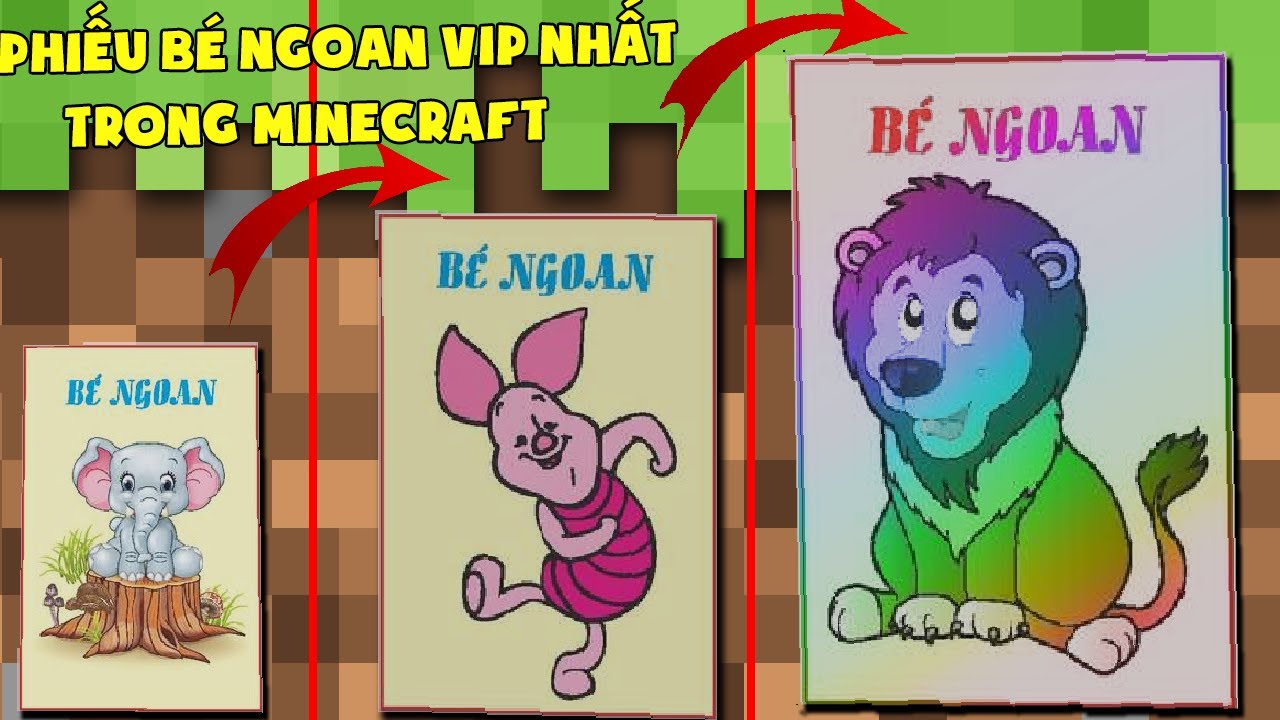 Minecraft, Nhưng Noob Sở Hữu Phiếu Bé Ngoan Vip Nhất! T Gaming Có Phiếu Bé Ngoan Cầu Vồng Và Cái Kết