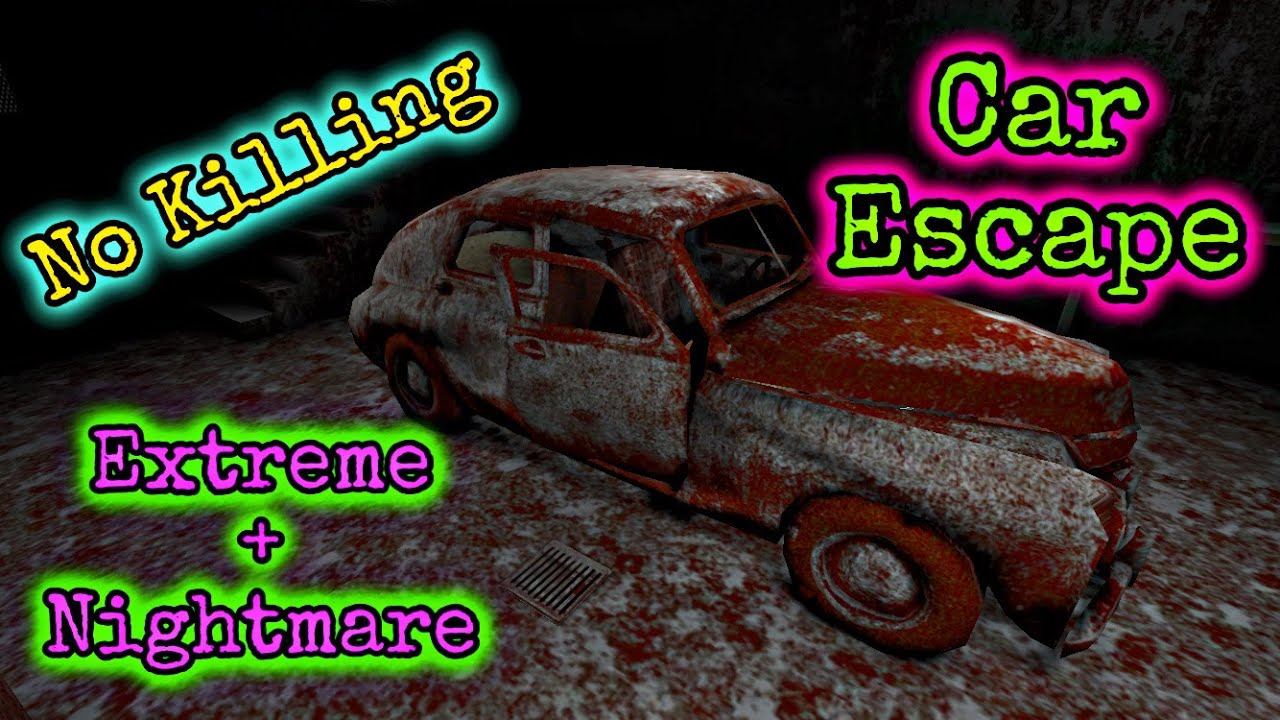 Granny v1.8 - Car Escape in  Extreme & Nightmare mode + No Killing Granny