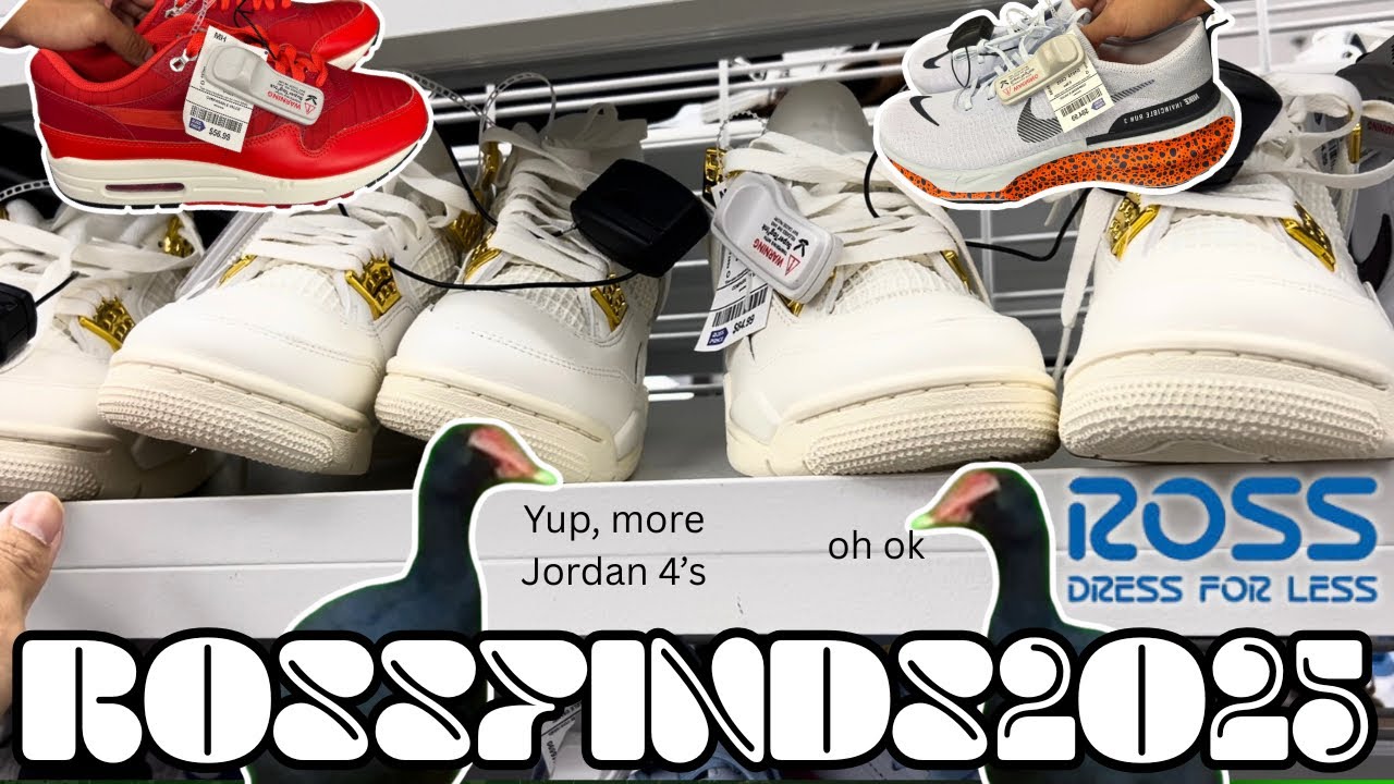 Ross Dress For Less продолжает блистать этими кроссовками JORDAN 4!!!