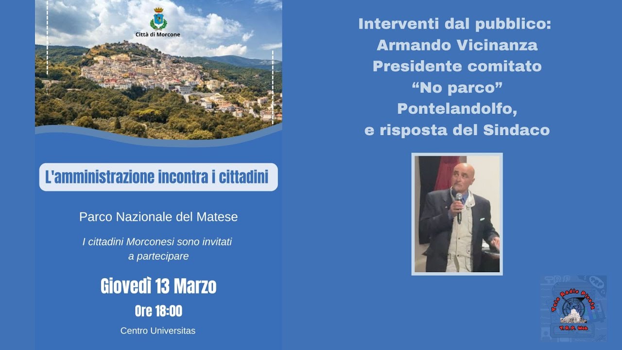 Parco Nazionale del Matese - Interventi dal pubblico: Armando Vicinanza, Pres. comitato 