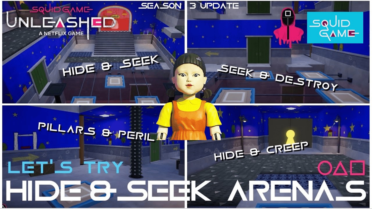 Hide & Seek Squid GameR-023 #squidgame #squidgame2 #squidgame3 #games