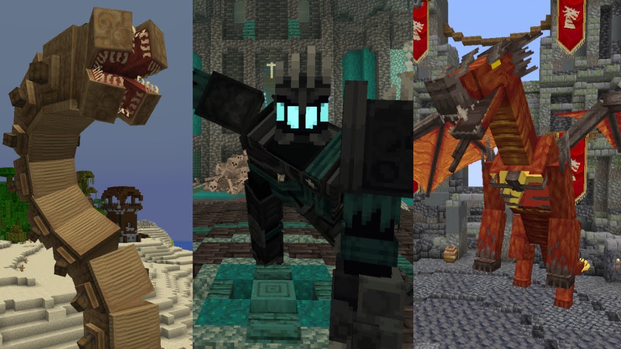 Bosses'Rise mod, Minecraft Mod (Showcase 1.20.1)