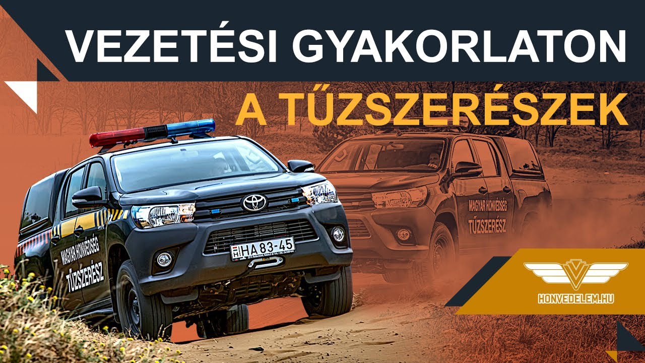 Vezetési gyakorlaton a tűzszerészek
