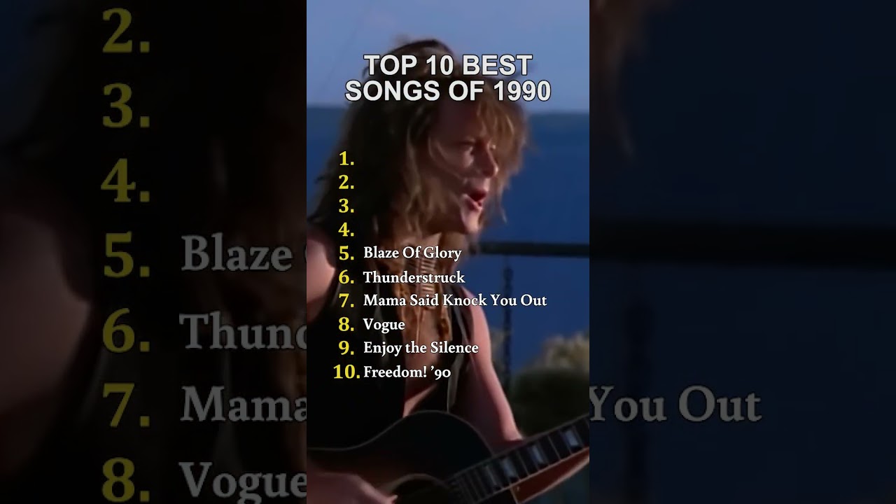 🎶 Back to 1990: The 10 Best Songs