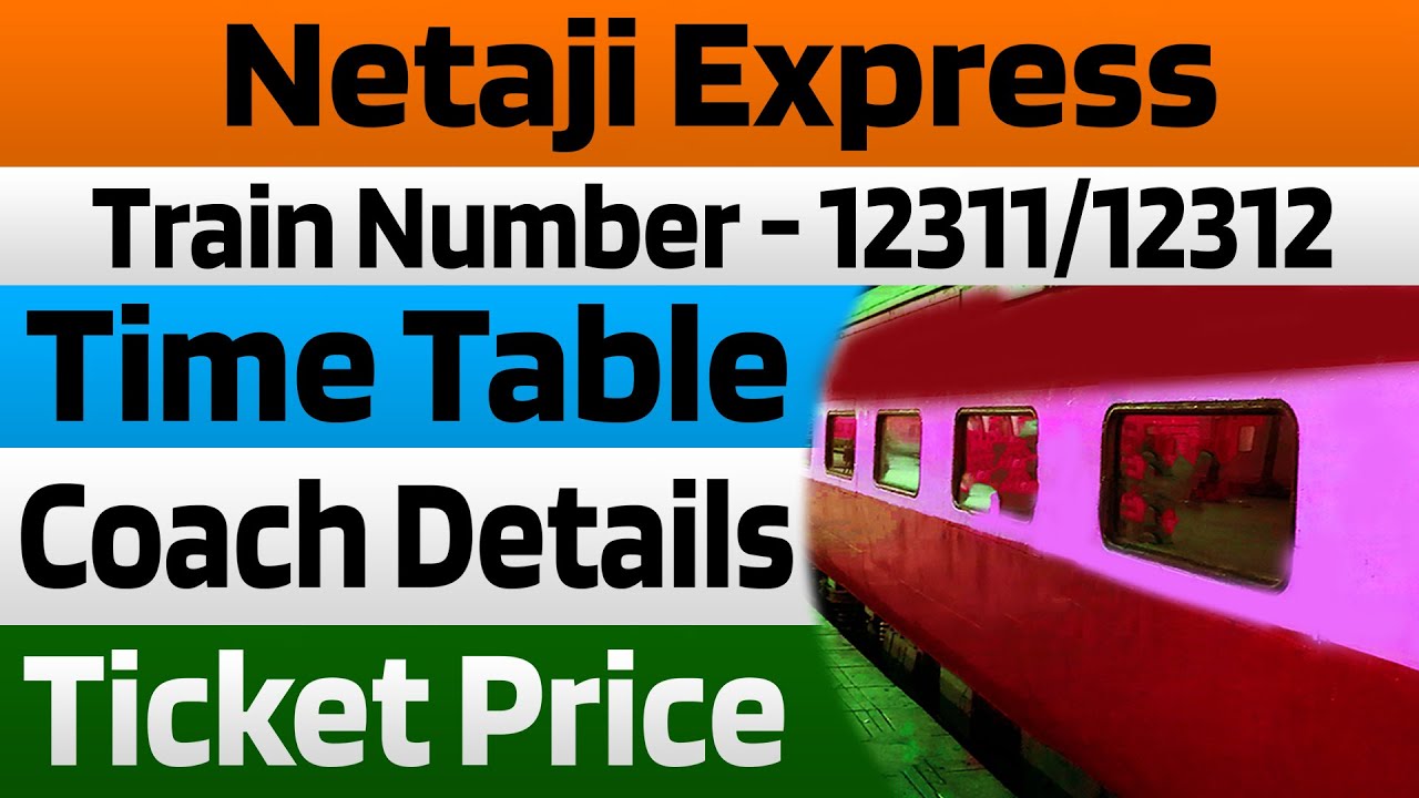 Netaji Express Train Details | Howrah Kalka Route Netaji Express Train Time Table